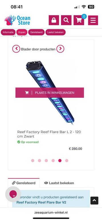 Reef factory reef flare bar L2 zwart beschikbaar voor biedingen