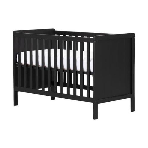Europe Baby Ralph II Ledikant Zwart 60x120, Kinderen en Baby's, Babywiegjes en Ledikanten, Gebruikt, Ledikant, Ophalen