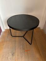 Zwart tafeltje, Huis en Inrichting, Minder dan 55 cm, Rond, Ophalen of Verzenden, Zo goed als nieuw