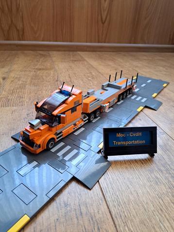 Lego City MOC Trekker met Oplegger beschikbaar voor biedingen