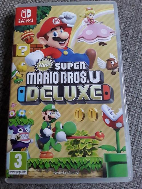 Nintendo Switch Game New Super Mario Bros. U Deluxe, Spelcomputers en Games, Games | Nintendo Switch, Zo goed als nieuw, Avontuur en Actie