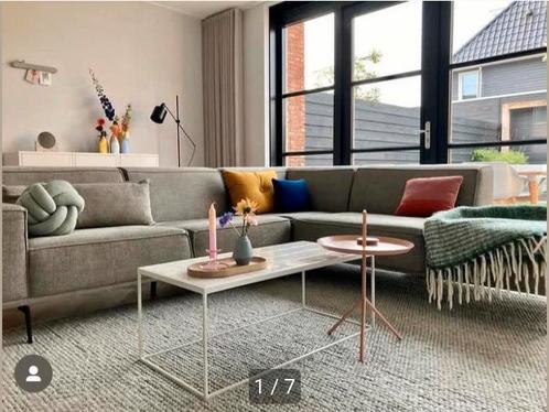 Hoekbank Cartel Living, grijs gemeleerd, Huis en Inrichting, Banken | Bankstellen, Gebruikt, Hoekbank, Vierpersoons of meer, 250 tot 300 cm