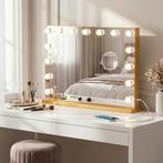 Hollywood Make-up Spiegel met verlichting 58x46 cm, Minder dan 50 cm, Nieuw, Ophalen of Verzenden, Minder dan 100 cm