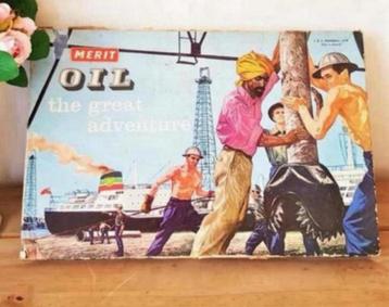 Oil The Great Adventure Bordspel - vintage 1960 by Merit beschikbaar voor biedingen
