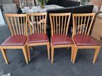 Te koop: eettafel stoelen 4 stuks, Huis en Inrichting, Stoelen, Ophalen, Hout, Vier