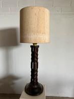 Vintage lamp, Ophalen of Verzenden, Gebruikt, Hout, Minder dan 50 cm