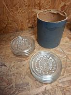 Doosje vintage Kelkebakjes Leerdam vintage onderzetters, Antiek en Kunst, Antiek | Glas en Kristal, Ophalen of Verzenden