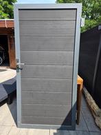 composiet poort 90x182 antraciet, Tuin en Terras, Schuttingen, Ophalen, Kunststof, Minder dan 3 meter