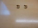 Manchetknopen goudkleurig, Ophalen of Verzenden, Zo goed als nieuw, Overige materialen