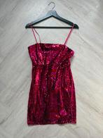 Zara jurk roze rood glitter strass pailetten maat m, Kleding | Dames, Jurken, Maat 38/40 (M), Ophalen of Verzenden, Zo goed als nieuw