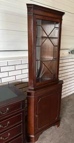 hoekkast met glazen deur, Antiek en Kunst, Ophalen
