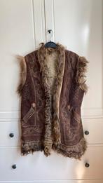 Vintage boho gilet vest leer afghaanse jas penny lane, Kleding | Dames, Bodywarmers, Gedragen, Maat 38/40 (M), Ophalen of Verzenden
