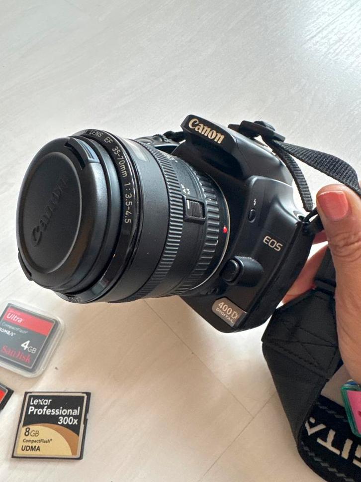 Canon EOS 400D Compleet Set - Start met Fotografie!, Audio, Tv en Foto, Fotocamera's Digitaal, Gebruikt, Spiegelreflex, Canon