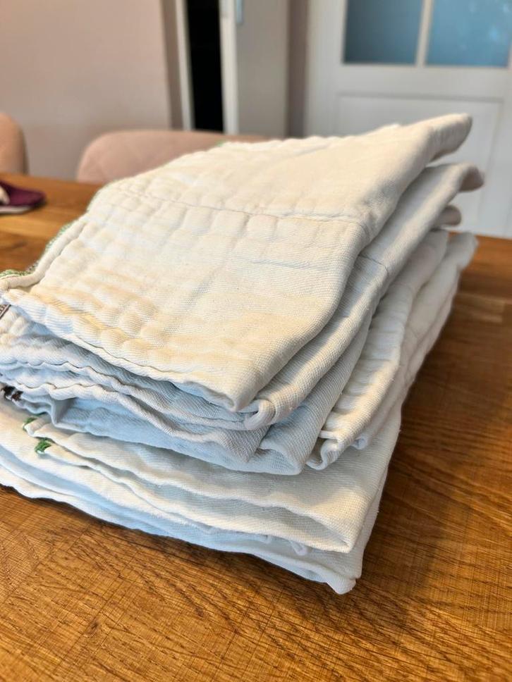 Wasbare luiers - Overbroekjes, prefolds, inleggers, Kinderen en Baby's, Overige Kinderen en Baby's, Gebruikt, Ophalen of Verzenden