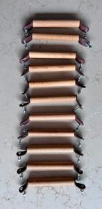 11x keukenkast grepen hout/leer 15cm, Minder dan 50 cm, Overige kleuren, Ophalen of Verzenden, Zo goed als nieuw