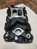 Aluminium intake manifold 1500-6500TPM, SBC, zwart, Nieuw, Ophalen of Verzenden, Chevrolet