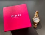 NIEUW Zinzi horloge goudkleur met parelmoer wijzerplaat, Ophalen, Nieuw, Staal, Overige merken