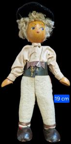 7 stuks antieke houten poppetjes, Ophalen of Verzenden, Pop