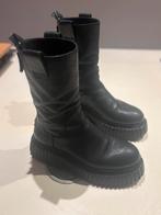 AGL laars leer, maat 37, Kleding | Dames, Schoenen, Ophalen, Hoge laarzen, Zwart, Zo goed als nieuw