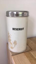 Brabantia wit beschuit blik / beschuitbus Brabantia home, Ophalen of Verzenden, Gebruikt, Beschuit, Overige merken