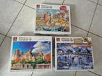 3 puzzels - King - 1000 stukjes, Ophalen of Verzenden, 500 t/m 1500 stukjes, Zo goed als nieuw, Legpuzzel