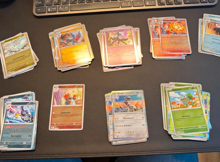 Mega Evolutions - Holos & Reverse 1000+, Hobby en Vrije tijd, Verzamelkaartspellen | Pokémon, Zo goed als nieuw, Meerdere kaarten