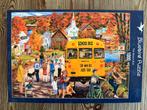 Legpuzzel Bluebird - The School Bus 1000 stukjes, Ophalen of Verzenden, 500 t/m 1500 stukjes, Zo goed als nieuw