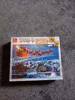 Puzzel 1000 stukjes kerstman in arreslee nieuw, Ophalen of Verzenden, Nieuw