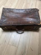 Vintage leren koffer, Ophalen of Verzenden