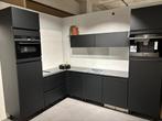 AM003 – Noblia touch zwart showroom keuken, Ophalen, Zwart, Dubbelwandige keuken, Hoogglans of Gelakt