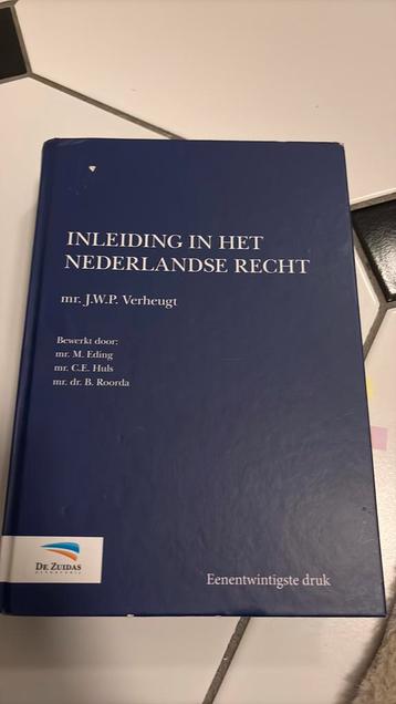 J.W.P. Verheugt - Inleiding in het Nederlandse recht beschikbaar voor biedingen