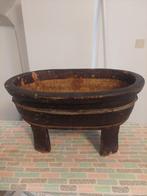 Olijfbak, bruin. Hoogte 29 cm. Breed 51 cm, Gebruikt, Minder dan 30 cm, Minder dan 60 cm, Ophalen of Verzenden