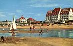 Noordwijk aan Zee, Palace Hotel - strand volk zeilboot - 196, Ophalen of Verzenden, 1920 tot 1940, Gelopen, Zuid-Holland