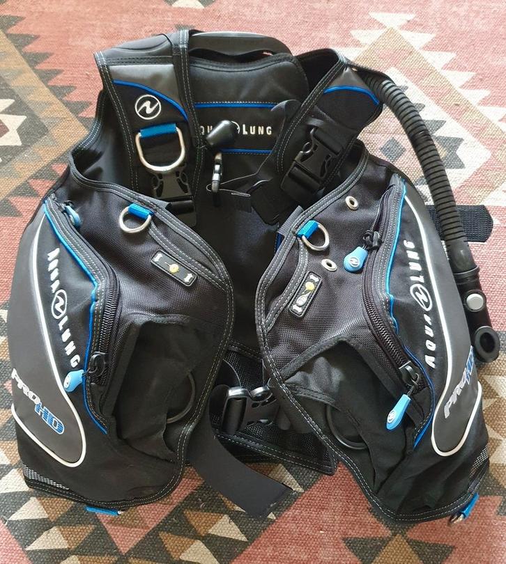 AquaLung PRO HD BCD/Trimvest maat SM (zonder pockets), Watersport en Boten, Duiken, Zo goed als nieuw, Trimvest of Wing, Ophalen of Verzenden