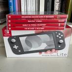 Nintendo switch lite met 4 games, Spelcomputers en Games, Spelcomputers | Nintendo Switch Lite, Ophalen of Verzenden, Grijs, Gebruikt
