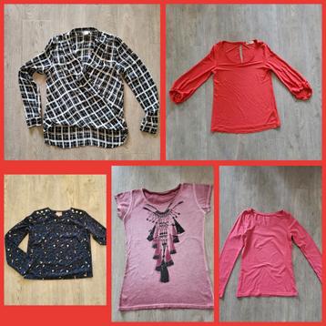 5 mooie tops / blouses maat S beschikbaar voor biedingen