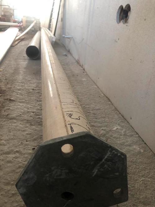Glasfiber Vlaggenmast H:7m.Kompleet met instructie en wimpel, Diversen, Vlaggen en Wimpels, Nieuw, Ophalen