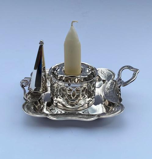 Nederlands zilveren blaker, Jacob Helweg, 1851, Antiek en Kunst, Antiek | Goud en Zilver, Zilver, Ophalen of Verzenden