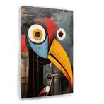 Vogel Picasso Glasschilderij 60x90cm + Ophangsysteem, Huis en Inrichting, Woonaccessoires | Schilderijen, Tekeningen en Foto's