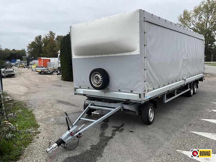 Humbaur Schamelwagen huif zeer weinig gebruikt 3500 kg, Auto diversen, Aanhangers en Bagagewagens, Gebruikt