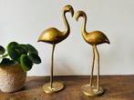 Vintage messing flamingo’s, Ophalen of Verzenden, Zo goed als nieuw, Dier