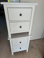 2 Hemnes nachtkasten, Ophalen of Verzenden, Zo goed als nieuw, 25 tot 50 cm, Minder dan 100 cm