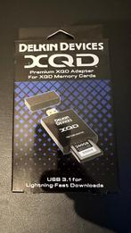 Delkin Devices XQD reader/adapter USB, Computers en Software, Geheugenkaartlezers, Ophalen of Verzenden, Zo goed als nieuw