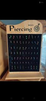 Piercing stelling incl piercings, Ophalen of Verzenden, Nieuw, Staal