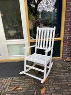 Schommelstoel, Huis en Inrichting, Stoelen, Ophalen, Gebruikt, Wit, Eén