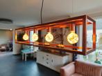 Hanglamp koperkleurig van fonQ – met 4 dimbare lampen, Ophalen of Verzenden, Zo goed als nieuw