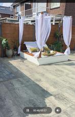 Tuinbed / ligbed, Tuin en Terras, Ophalen, Gebruikt, Hout, Verstelbaar