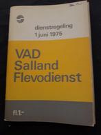 VAD - Salland - Flevodienst - diverse oude dienstregelingen, Verzamelen, Boek of Tijdschrift, Bus of Metro, Ophalen of Verzenden