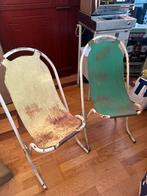 2 mooie vintage stoeltjes, Caravans en Kamperen, Kampeermeubelen, Ophalen of Verzenden, Zo goed als nieuw, Campingstoel
