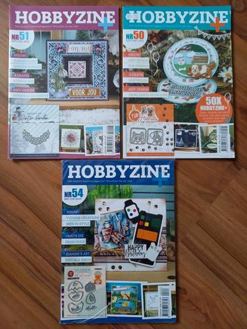 3 x Hobbyzine+ ,Het leukste kaartenmagazine! Nieuw! beschikbaar voor biedingen